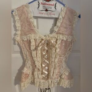 Adorable Pink Corset Top